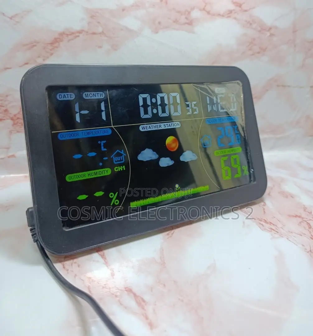 433 MHz Wireless Weather Station Clock – Key Features