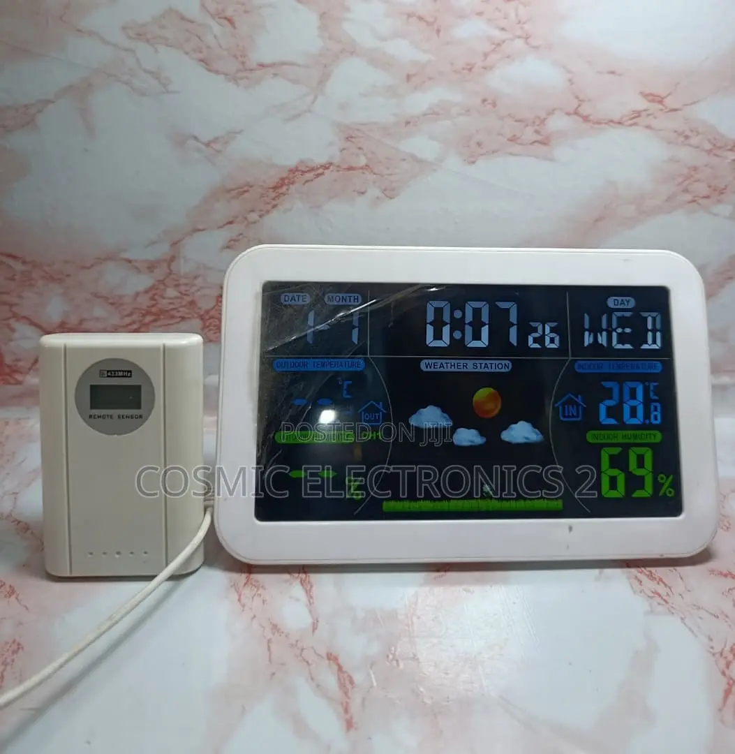 433 MHz Wireless Weather Station Clock – Key Features