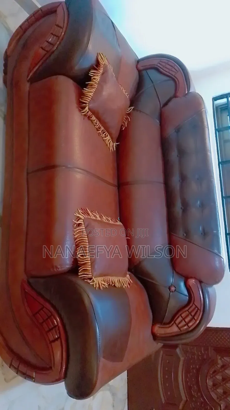 Leather Sofa Set for Sale