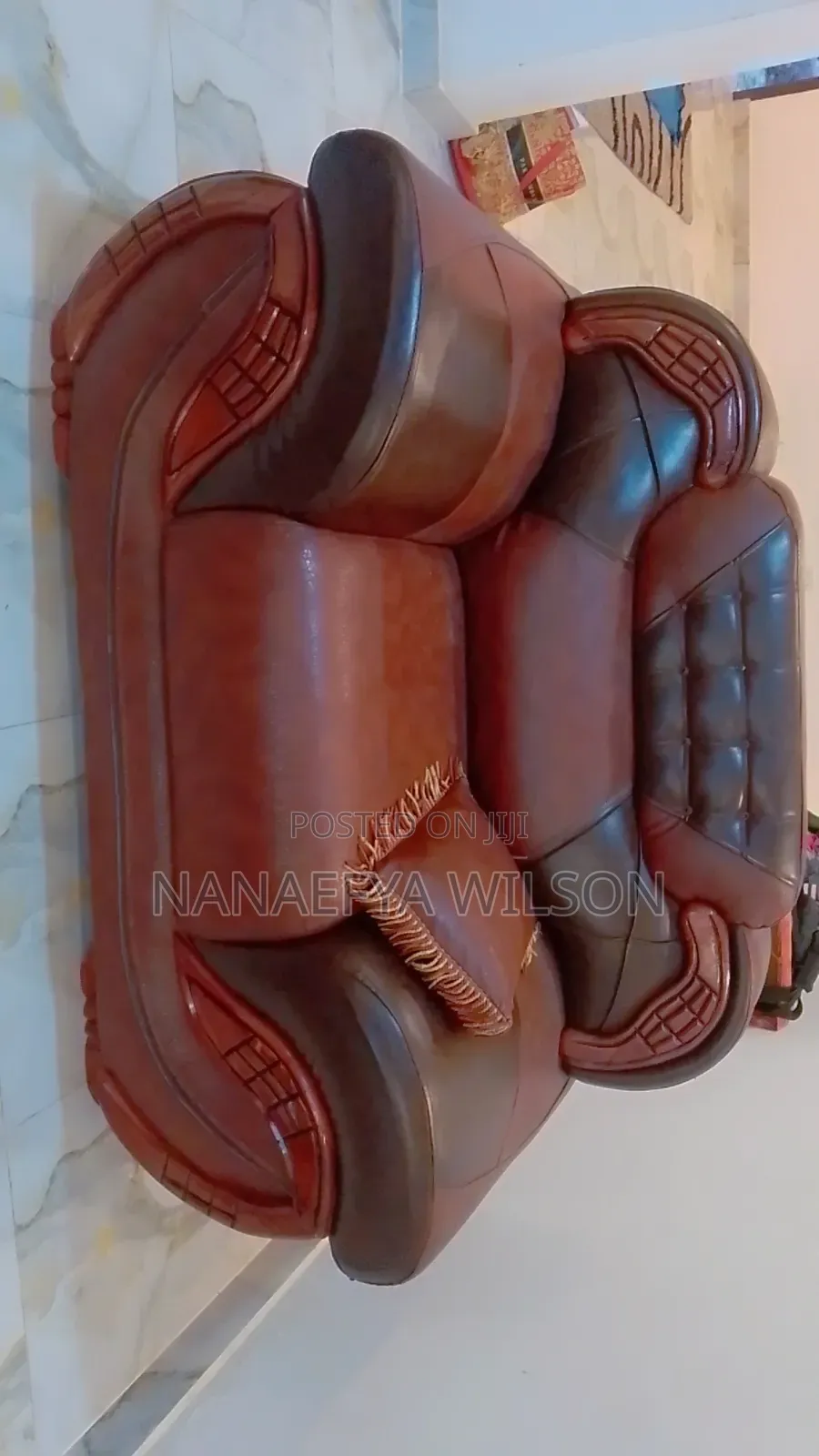 Leather Sofa Set for Sale