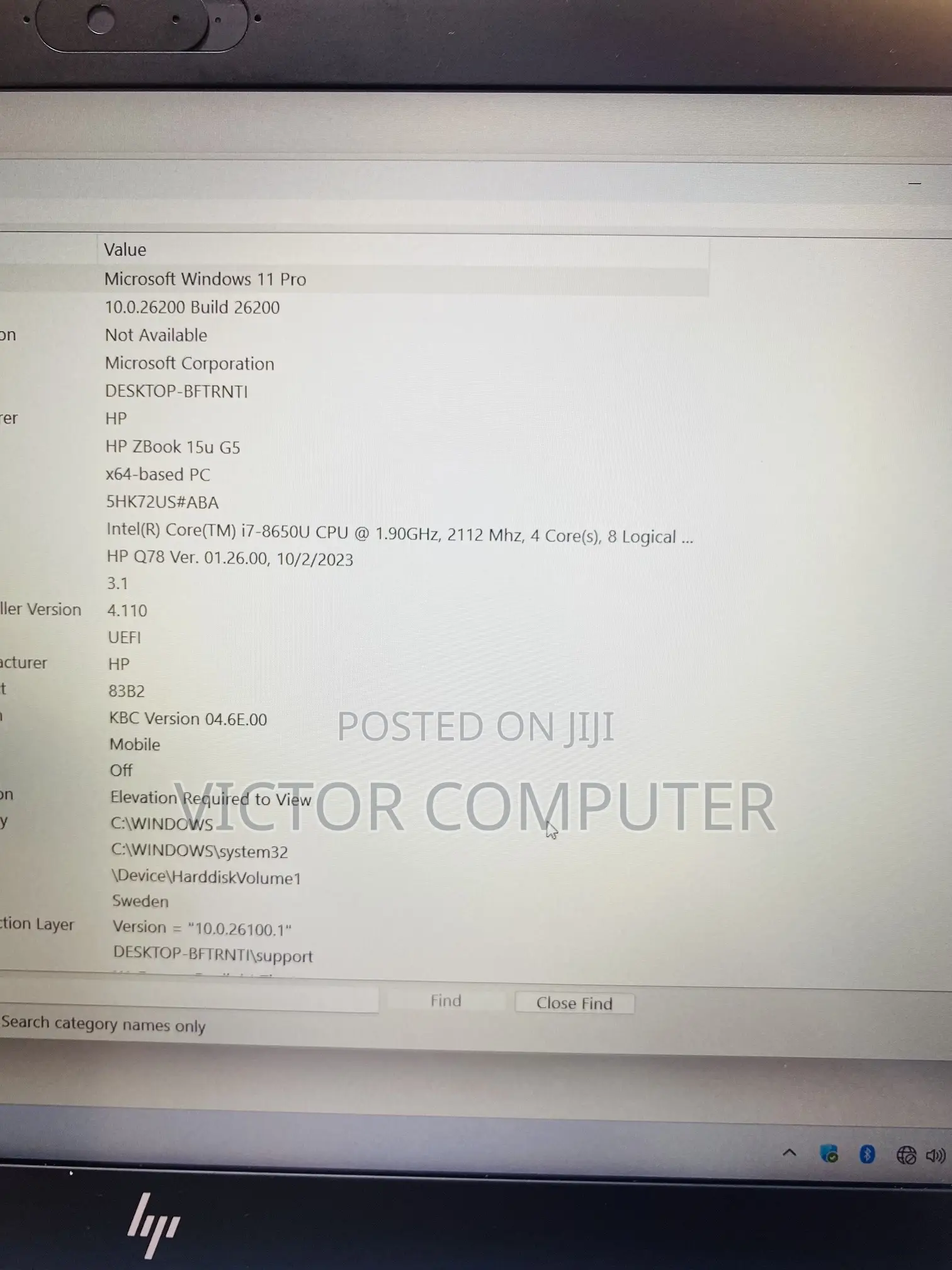 Laptop HP ZBook 15u G5 16GB Intel Core i7 SSD 256GB