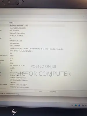 Laptop HP ZBook 15u G5 16GB Intel Core i7 SSD 256GB