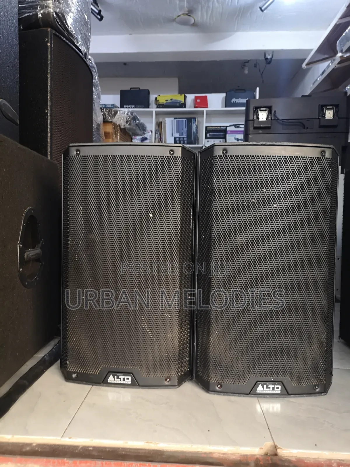 Pair of Alto Professional TS312 2-Way Powered PA Speakers