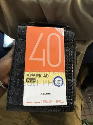 New Tecno Spark 40 Pro+ 256 GB Black