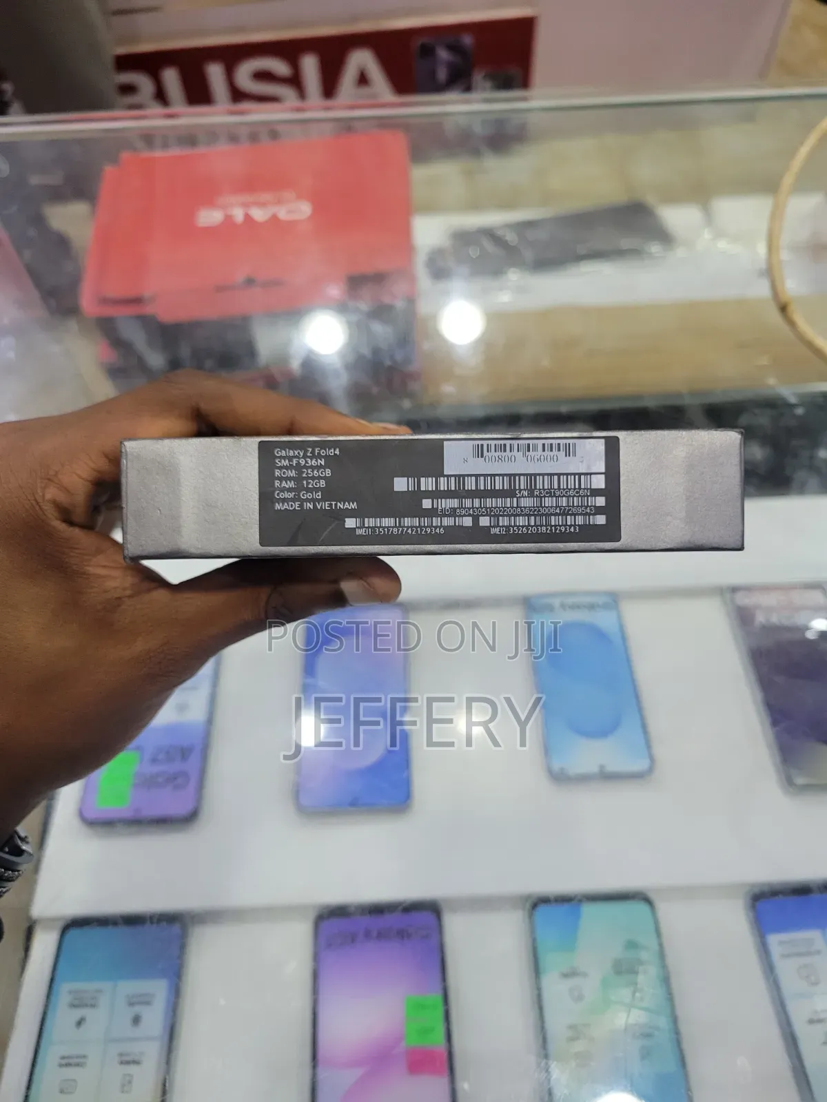 New Samsung Galaxy Z Fold4 256 GB Black