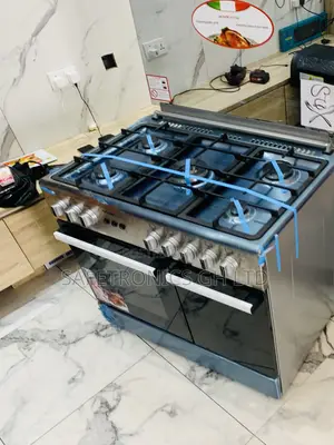 Order Fast Mediatech 5-Burner Gas Cooker With Grill, Auto Rotisserie