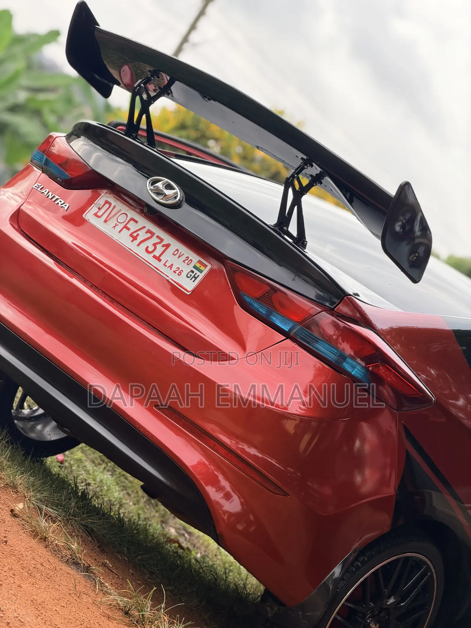 Hyundai Elantra Sport Sedan FWD (1.6L 4cyl 6M) 2017 Red