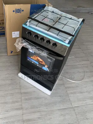Exclusive Black Oven Grill Midea 4-Burner Gas Cooker