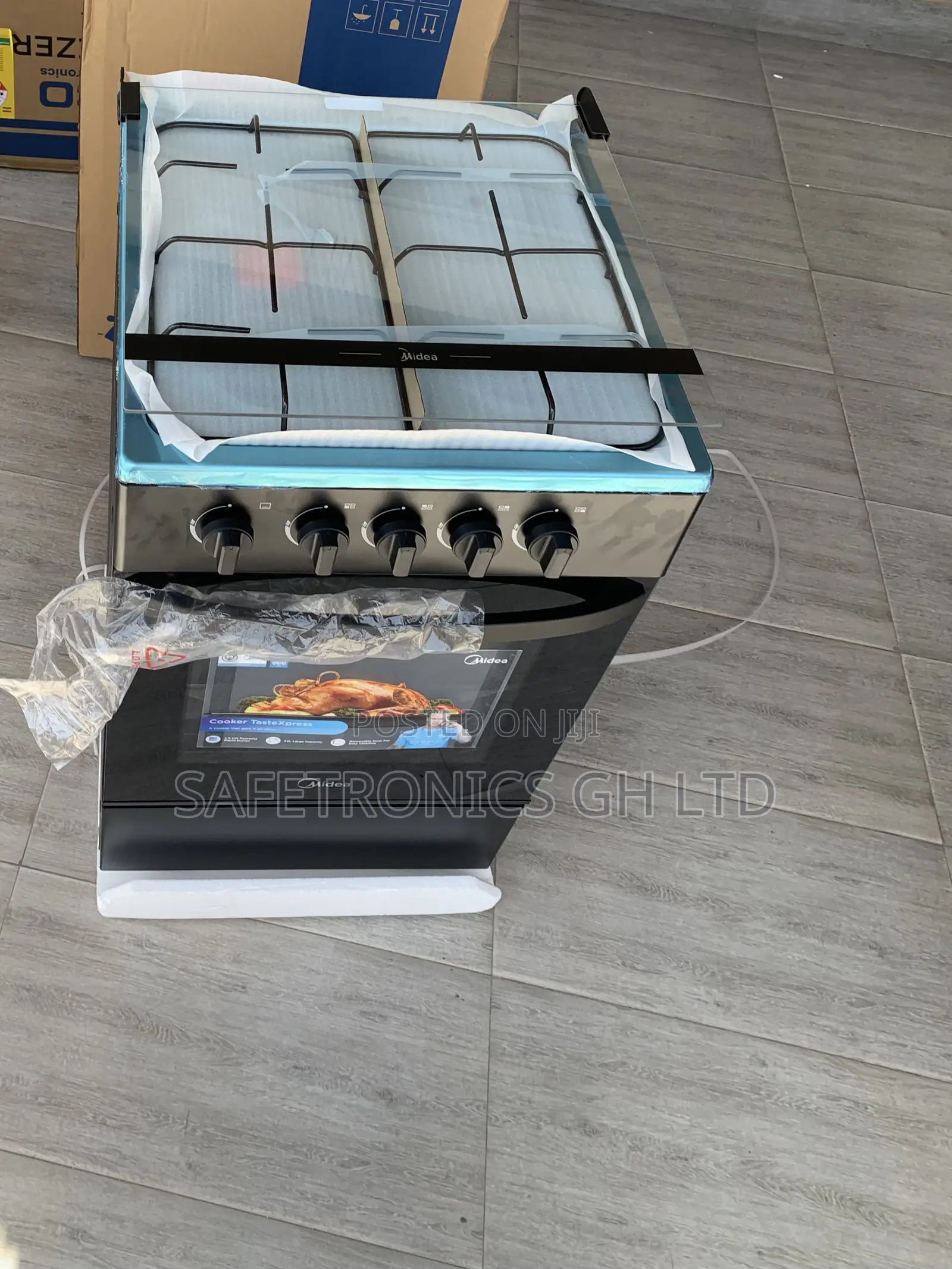 Ultra Best Midea 4-Burner Gas Cooker Oven Grill