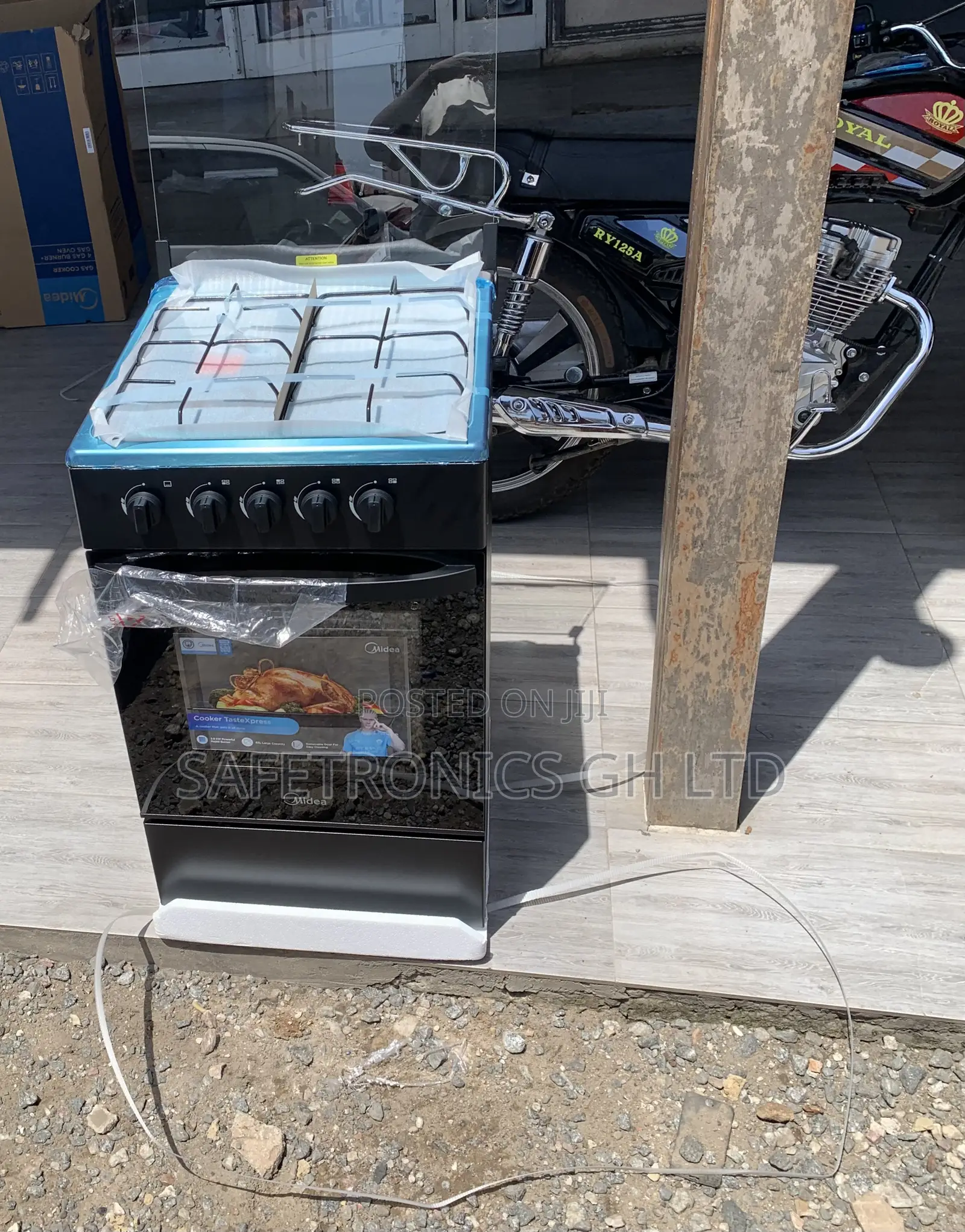 Most Affordable Midea 4-Burner Gas Cooker Oven Grill