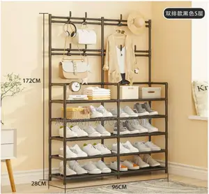 Double 5Layer Shoe Hat Rack