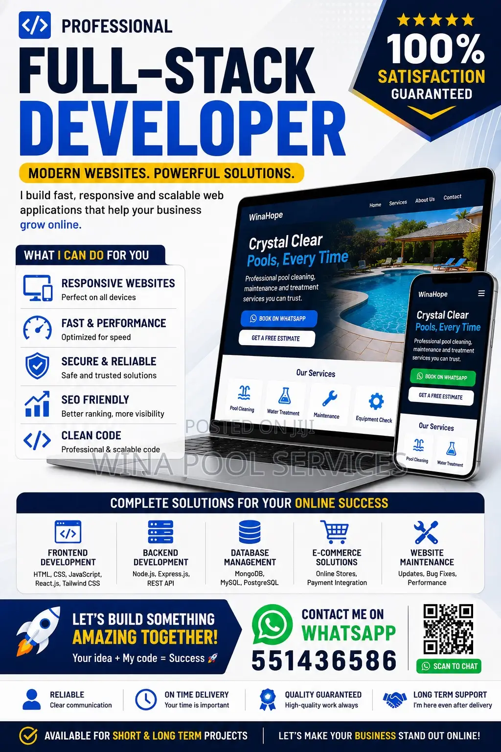 Professional Full-Stack Web Developer | Website Mobile App Developer
