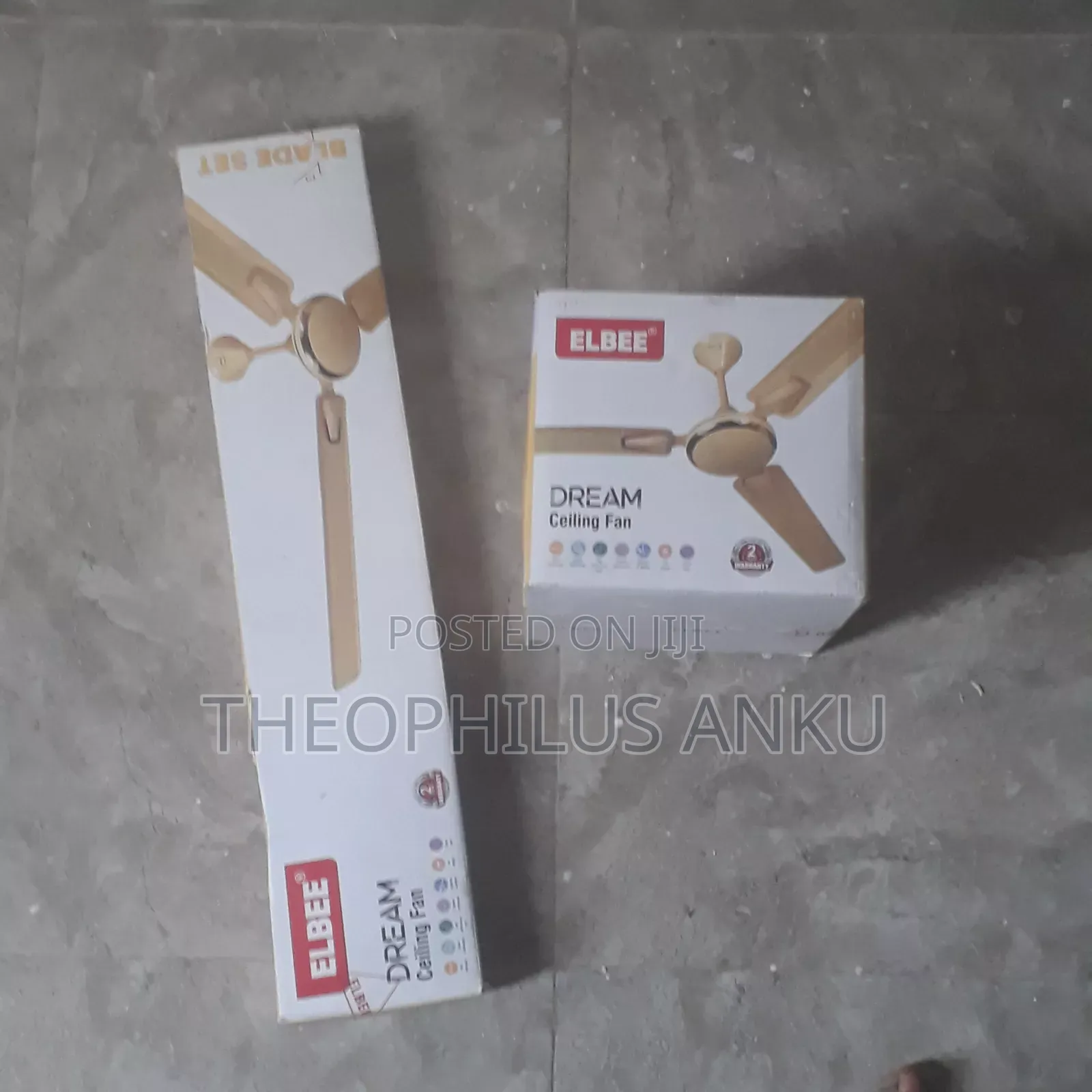 Brand New ELBEE Long Blade Fan
