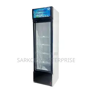 Nasco NAS-FL360-1DR 298Ltrs One Door Display Fridge - Black