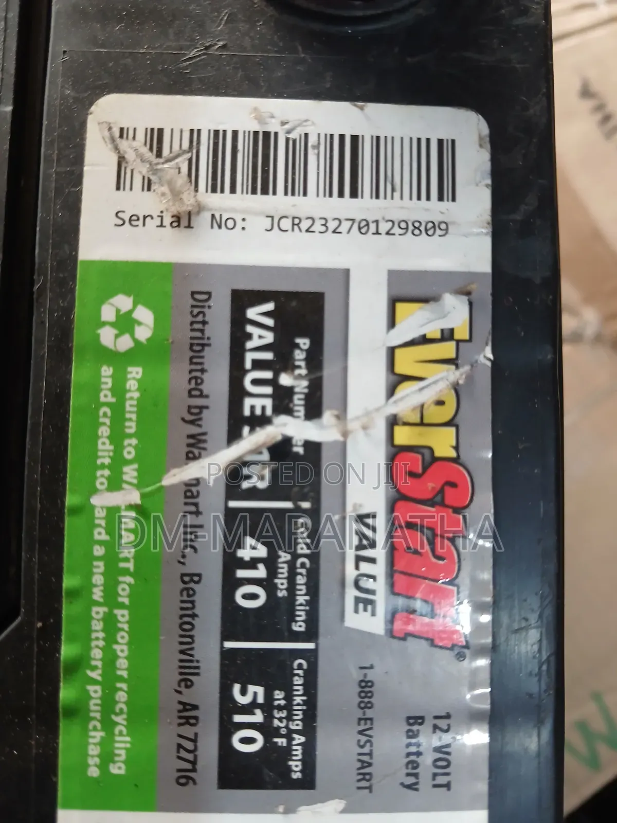 Everstart American Car Battery