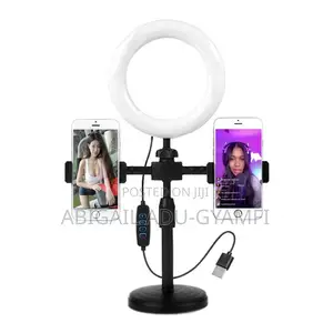 Deskt Ring Light Phone Holder