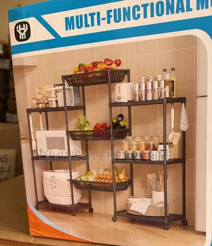 Multi-Functional Kitchen Storage Rack