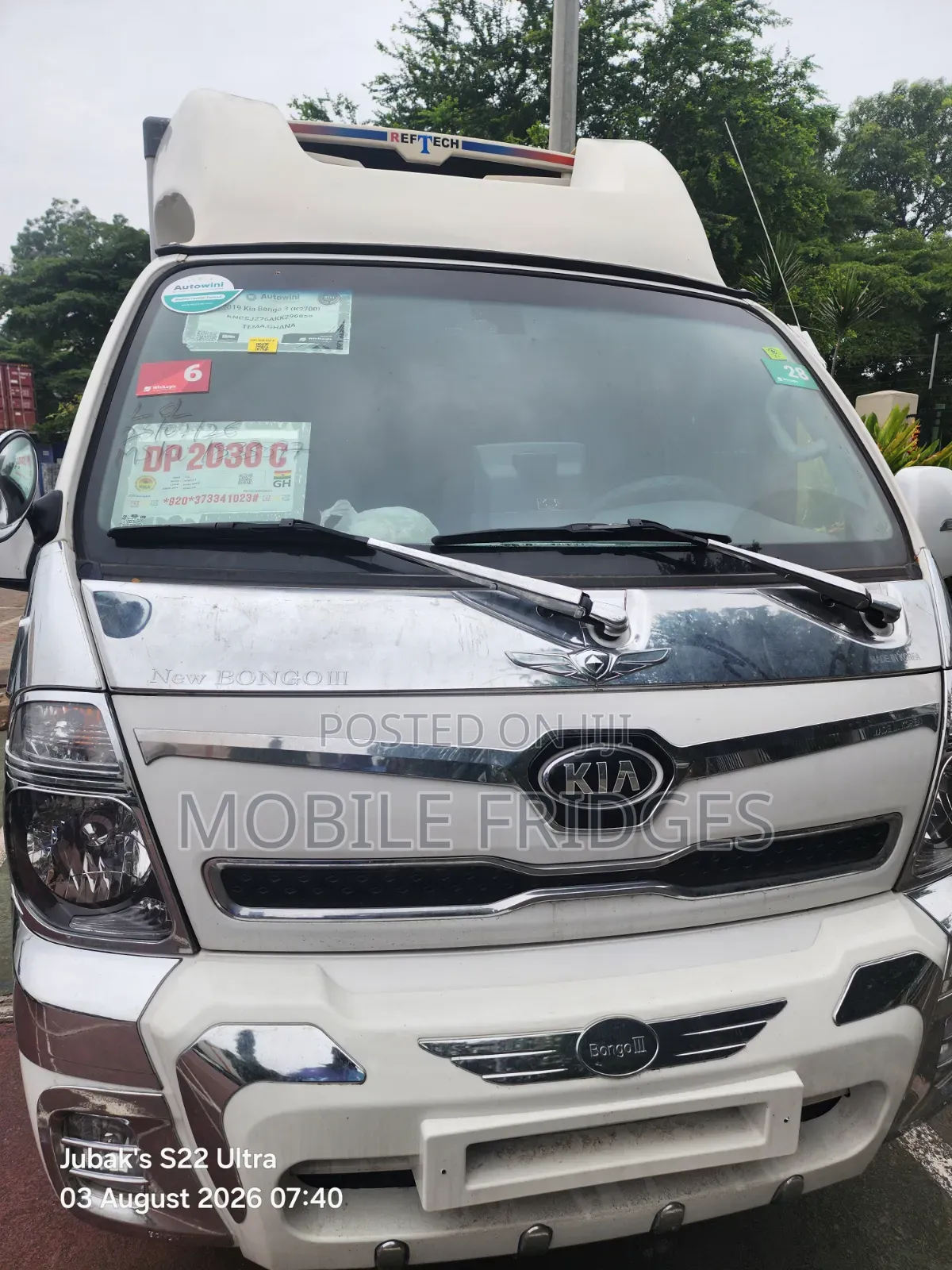 Kia Bongo Freezer Van 2019