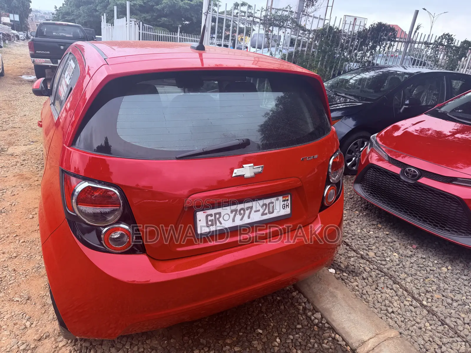 Chevrolet Sonic 1LS 2012 Burgundy