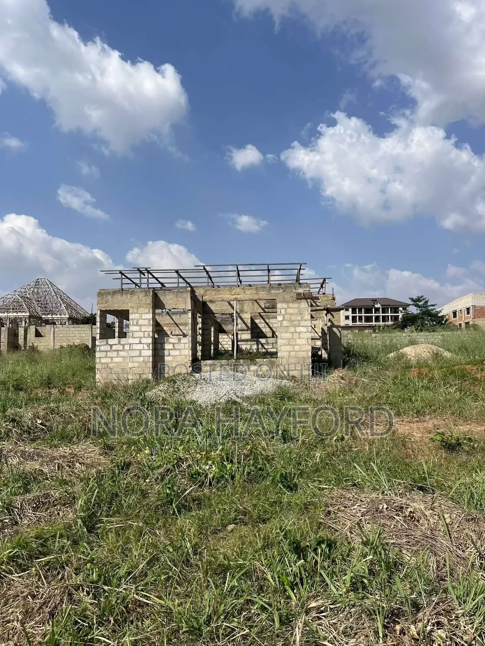 4 Bedrooms and 5 Washrooms Uncompleted Building on a Half Plot