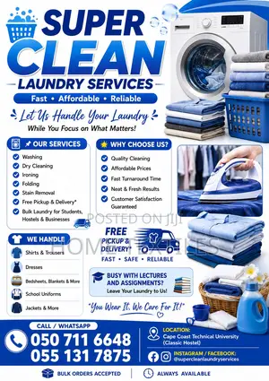 Laundry Services Around UCC and CCTU
