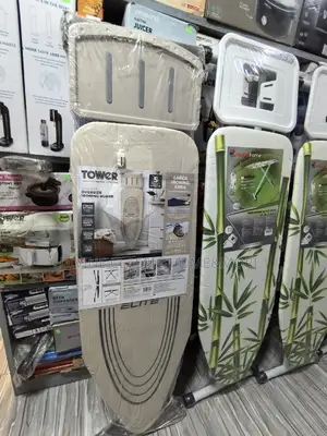 Mabelhome Ironing Board Made in Europe, Adjustable Height+ Extra Cover