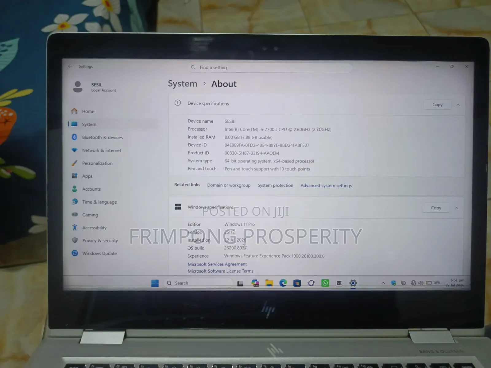 Laptop HP EliteBook 840 G6 8GB Intel Core i5 SSD 256GB