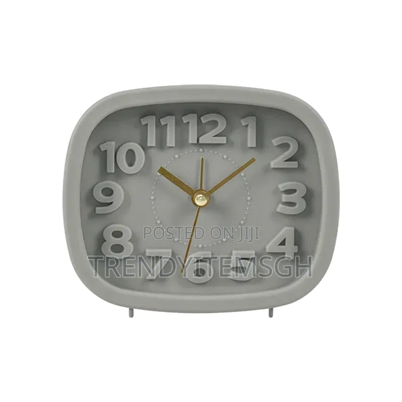 Modern Silent Table Clock – Minimalist Home Office Desk Clock