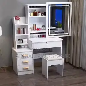 Dressing Mirror Set With LED Light
