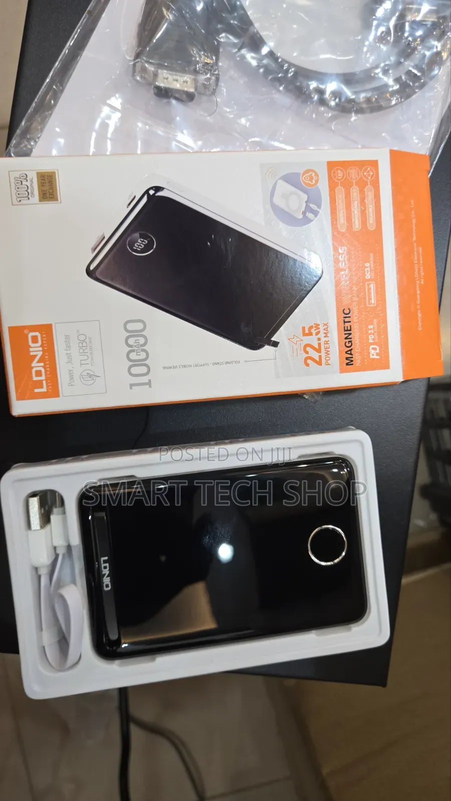 LDNIO PQ17 15W Magnetic Wireless Charging Power Bank for Phone