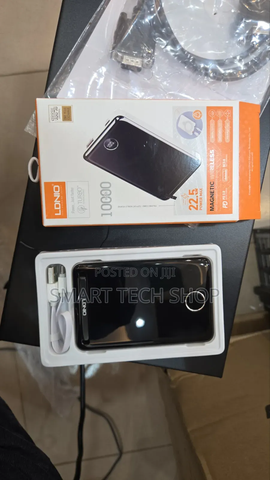 LDNIO PQ17 15W Magnetic Wireless Charging Power Bank for Phone