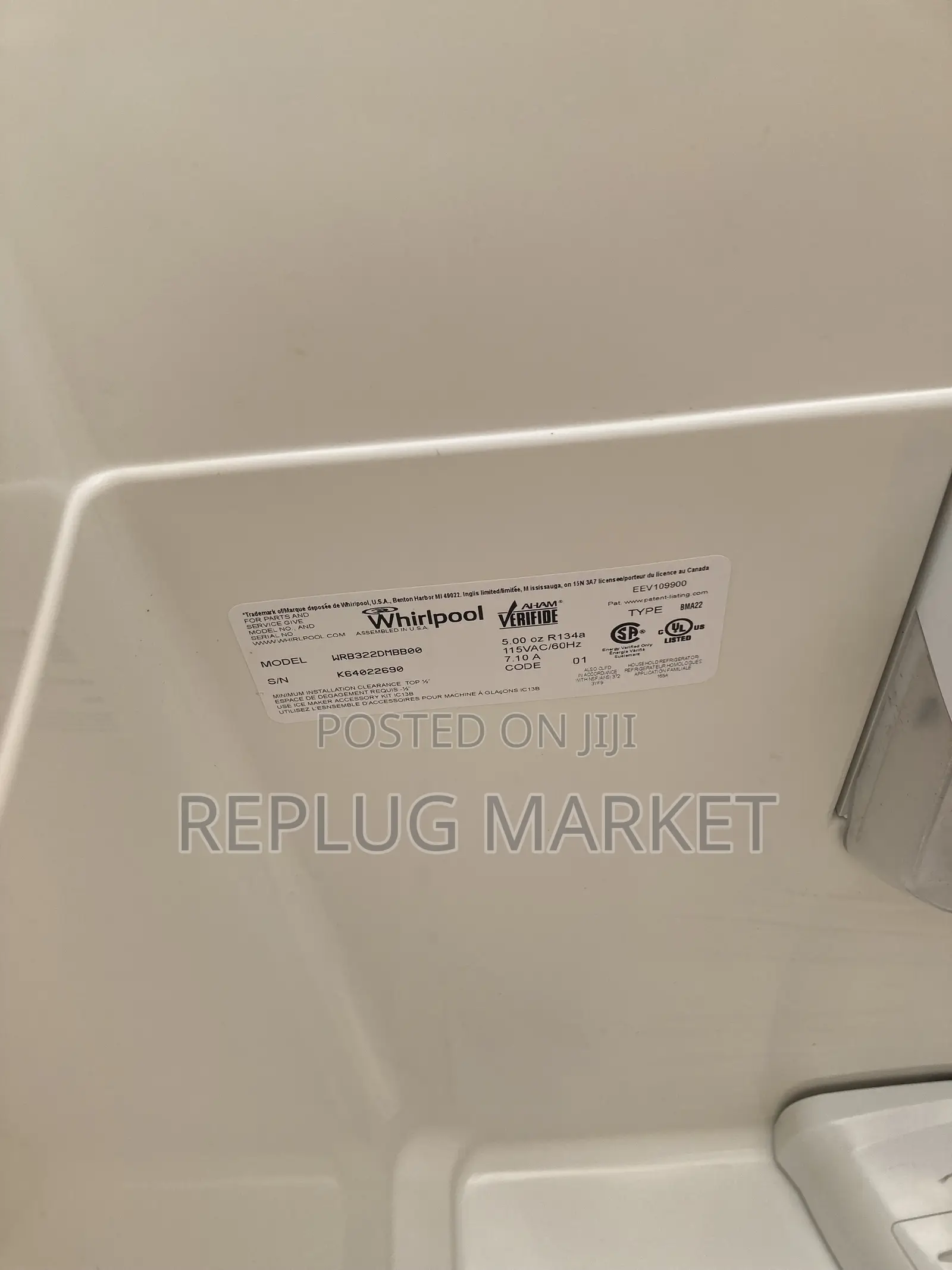 Whirlpool Bottom-Freezer Refrigerator