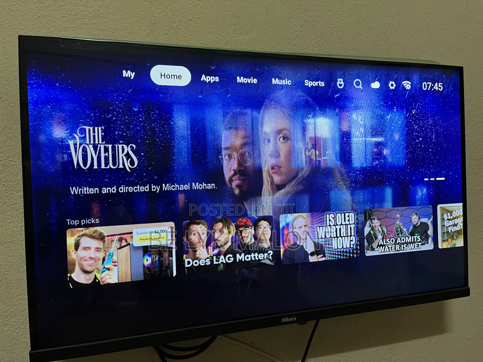 Hikers 32inches Frameless Android TV