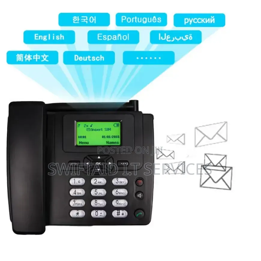 Wireless Office Home Desktop Phone