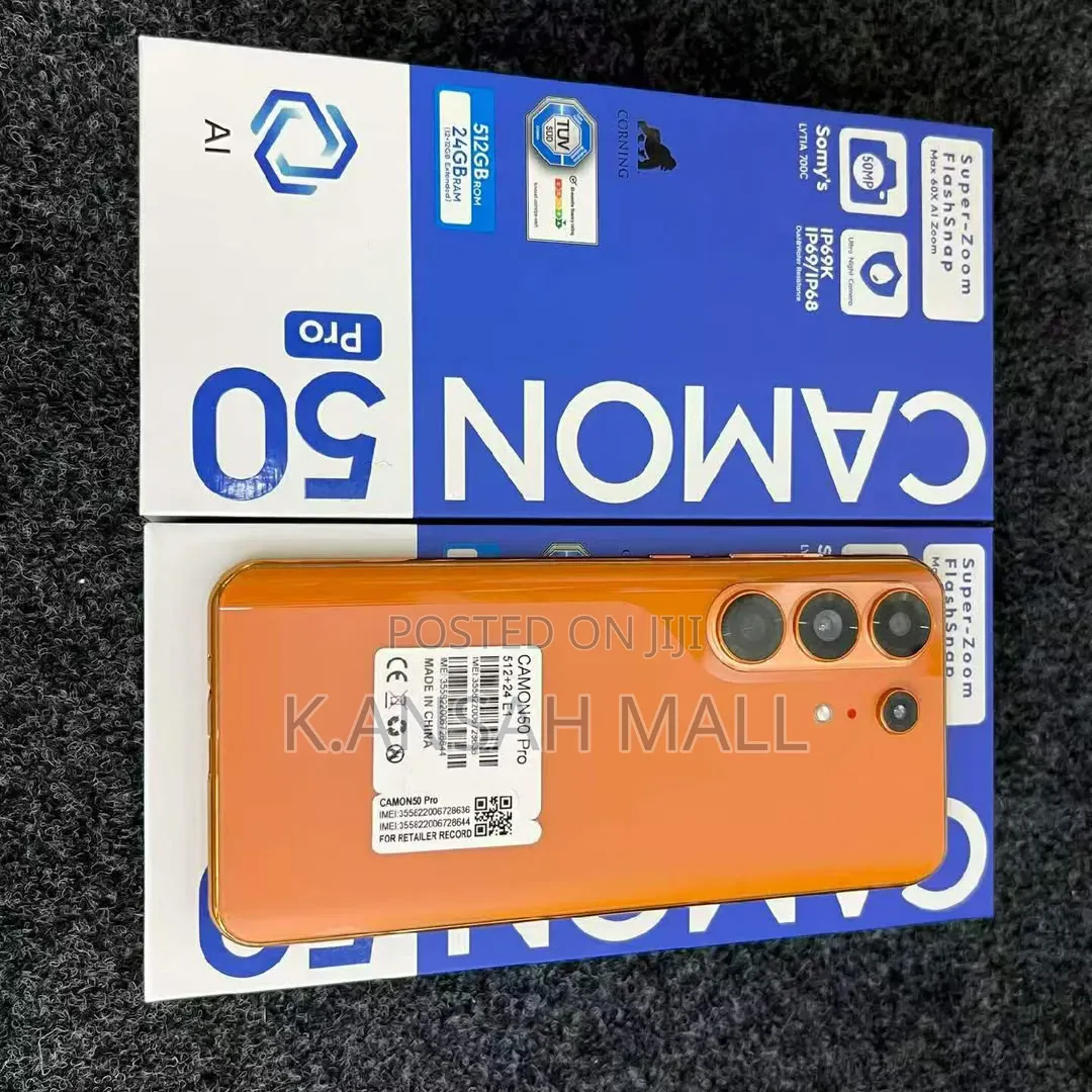 New Tecno Camon 50 Pro 256 GB Gray