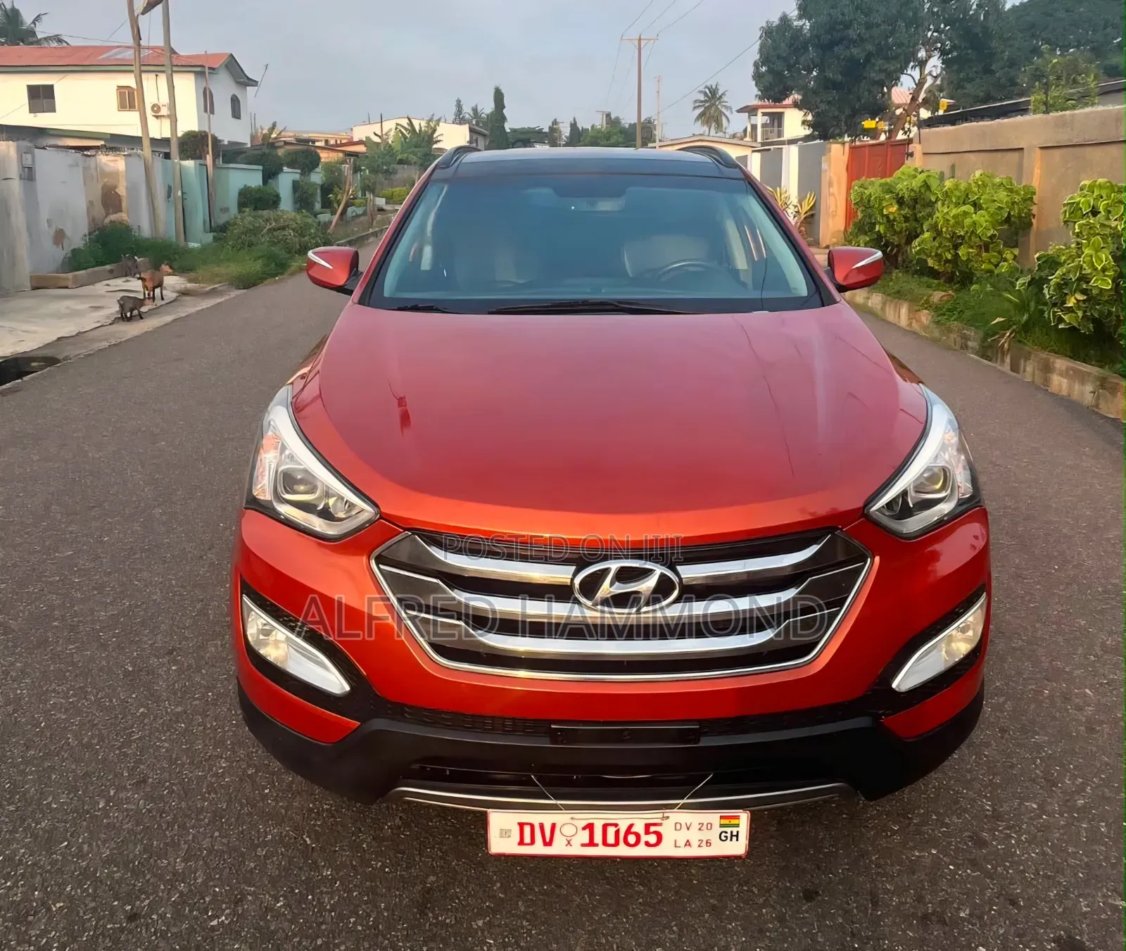 Hyundai Santa Fe 2016 Orange