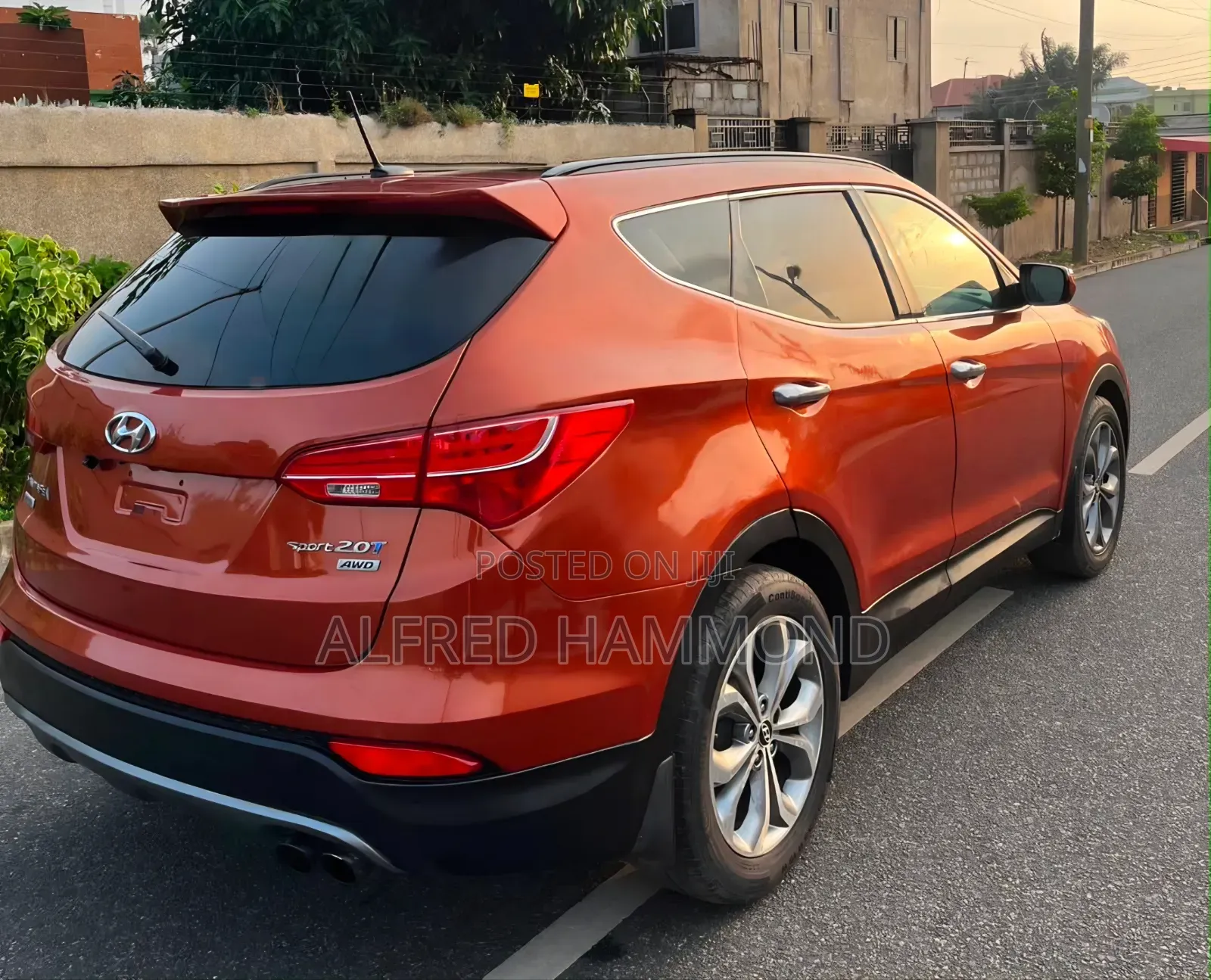 Hyundai Santa Fe 2016 Orange