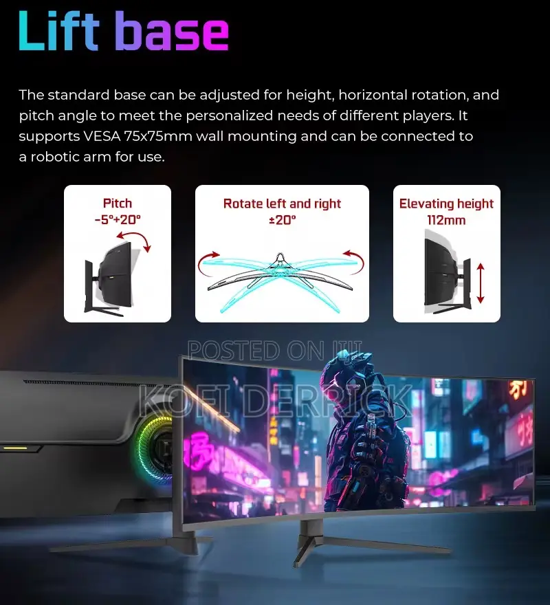 Ultra Wide Curved 49inch 240hz Gaming Monitor