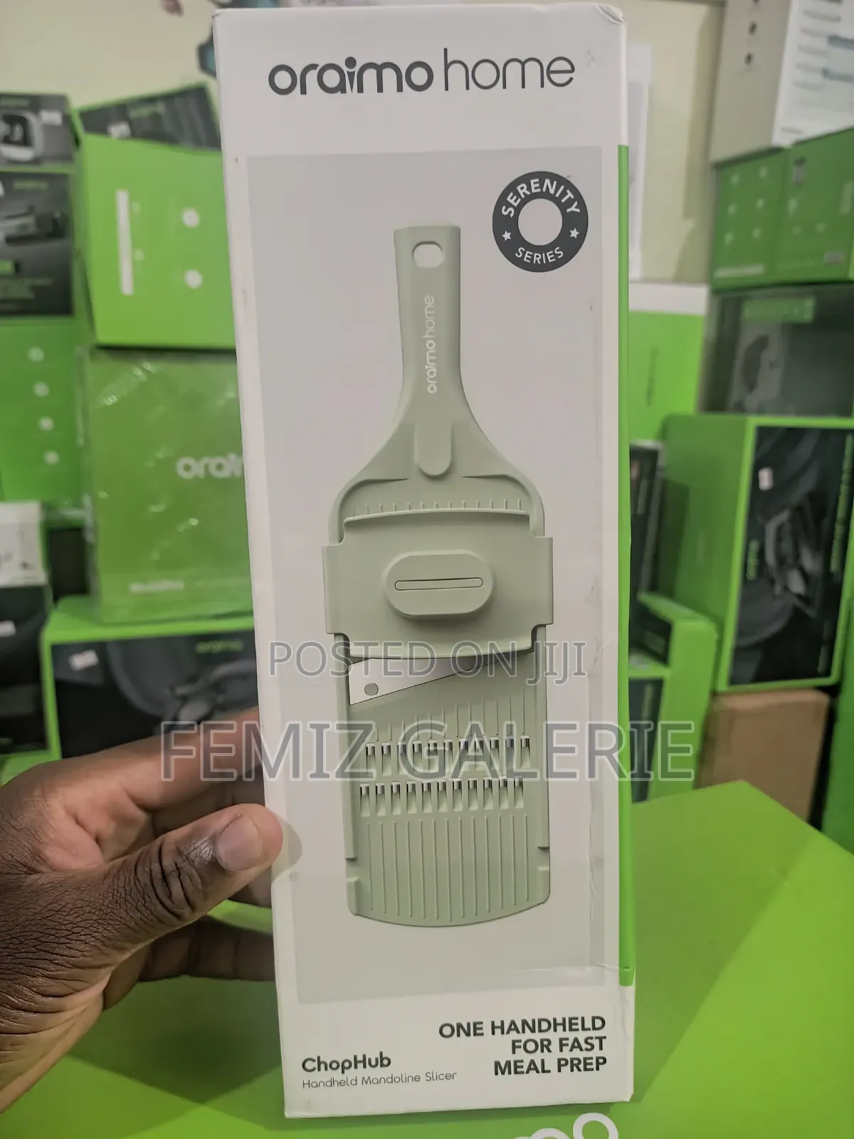 Oraimo ChopHub 3 in 1 Versatile Easy‐Clean Handheld Mandoline Slicer
