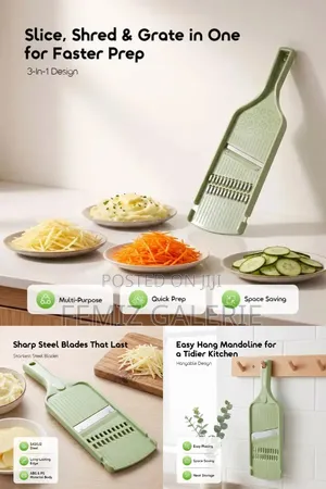 Oraimo ChopHub 3 in 1 Versatile Easy‐Clean Handheld Mandoline Slicer