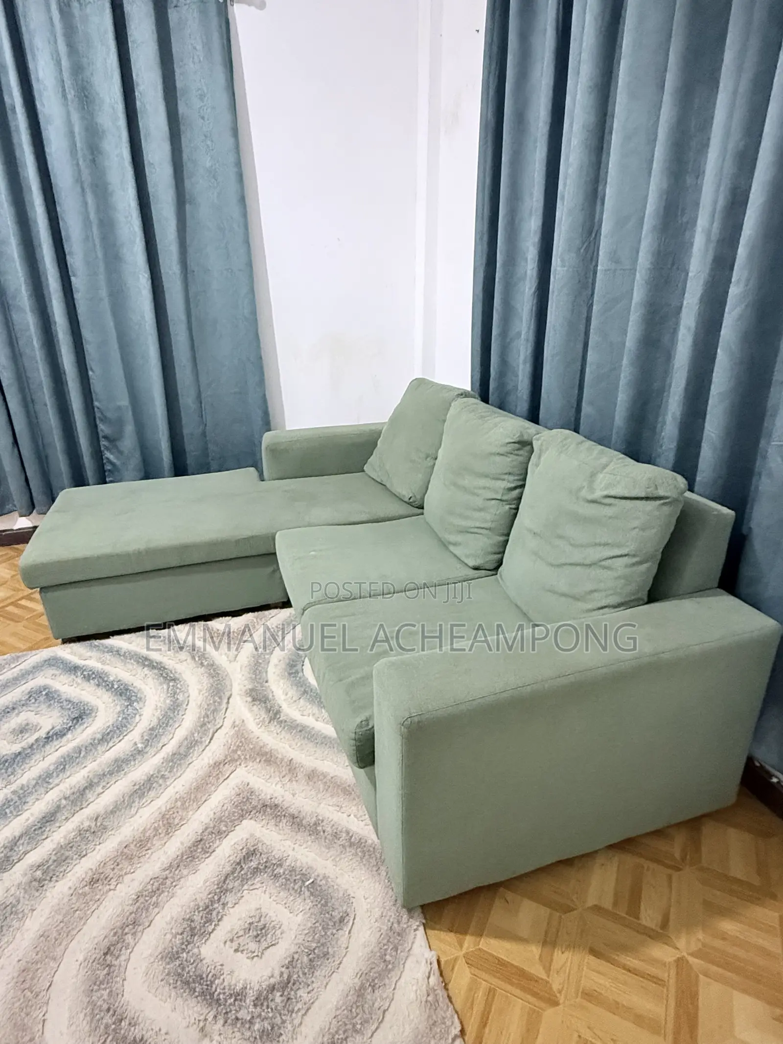 3 in 1 L-Shape Sofa
