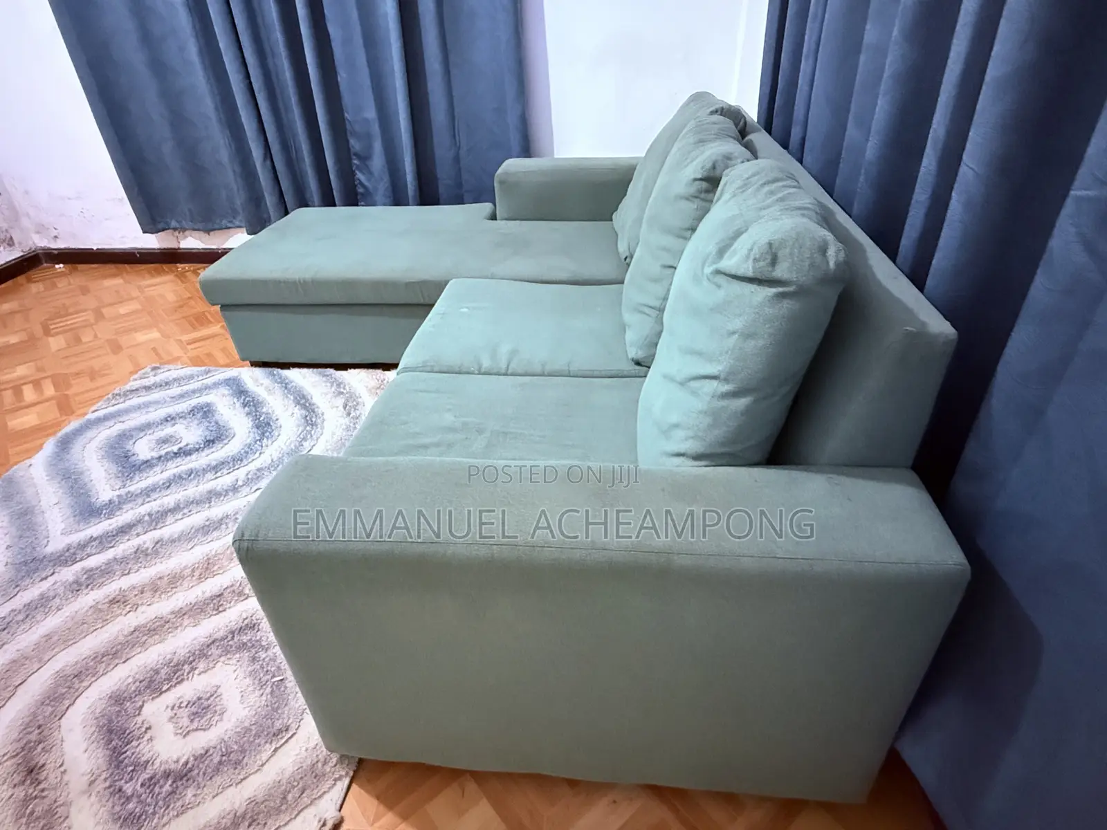 3 in 1 L-Shape Sofa