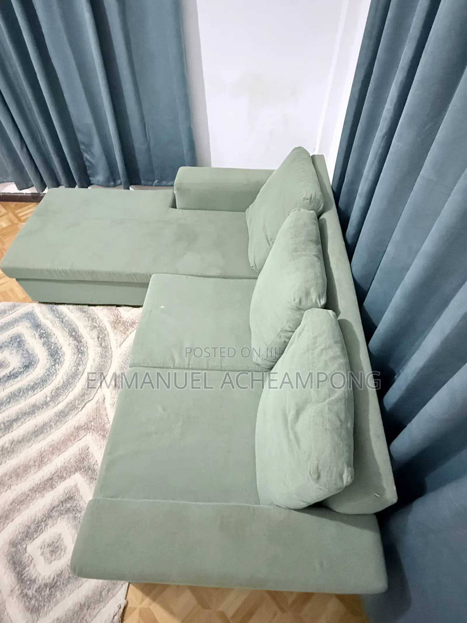 3 in 1 L-Shape Sofa