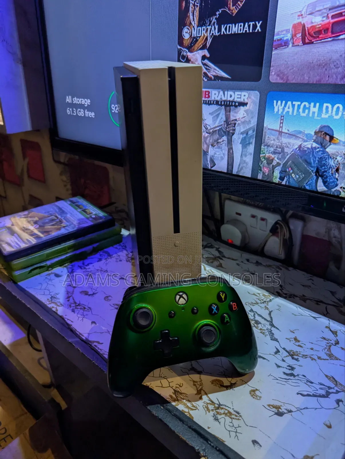 Microsoft Xbox One S 1terrabyte 20games