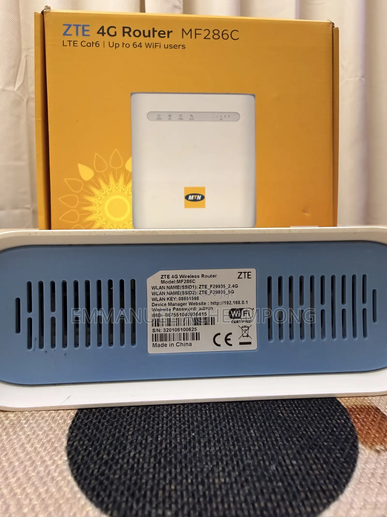 Zte 4g Router Mf286c