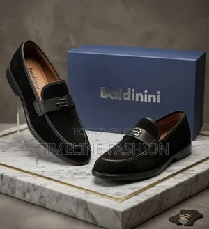 All Black Baldinini Executive Men's Suede Leather Shoes 
650 Cedis