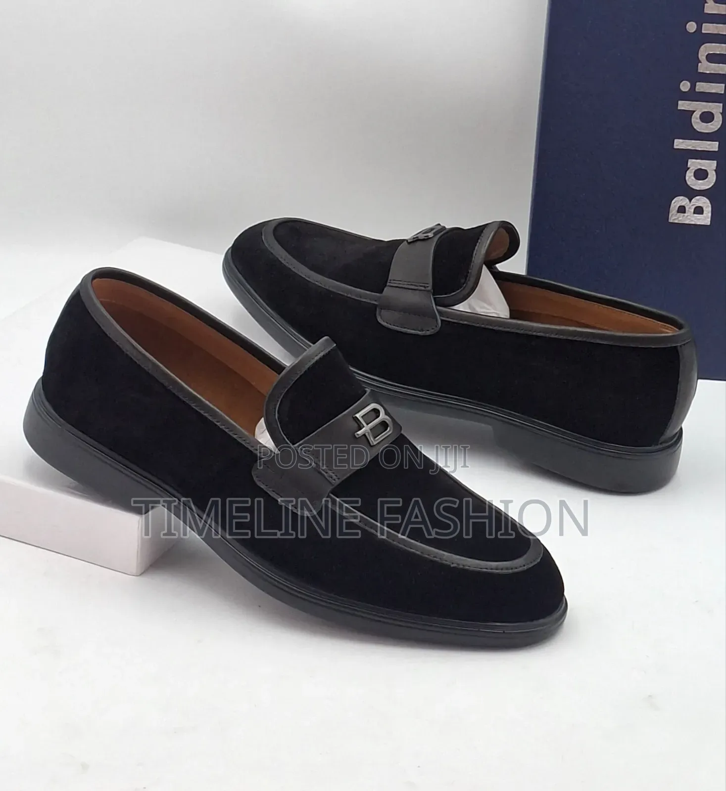 All Black Baldinini Executive Men's Suede Leather Shoes 
650 Cedis