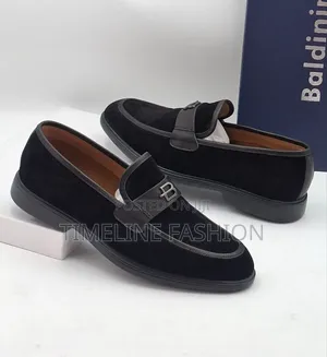 All Black Baldinini Executive Men's Suede Leather Shoes 
650 Cedis