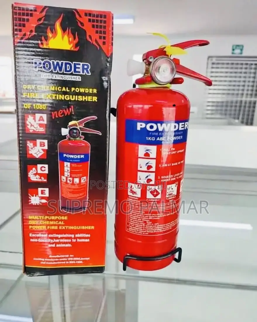 Class A, B & C Fire Protection - 1kg ABC Powder
