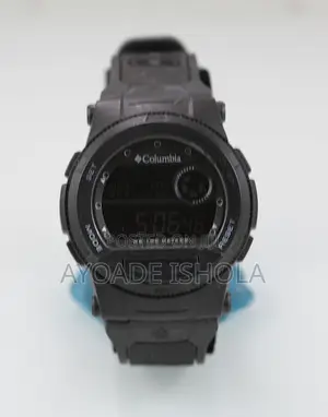Columbia Watch Unisex CL-5055 Black 100m Timer Alarm Date Light Quartz